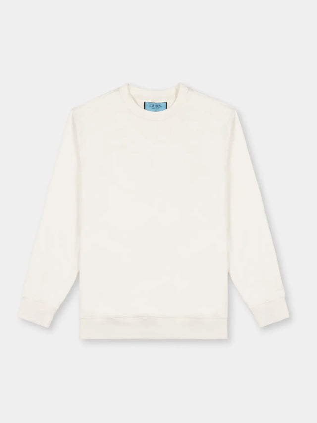 Essential Club Sweater | White Smoke