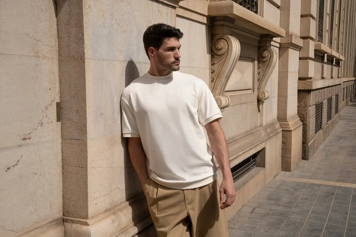 Freedom Fit Tee White Smoke