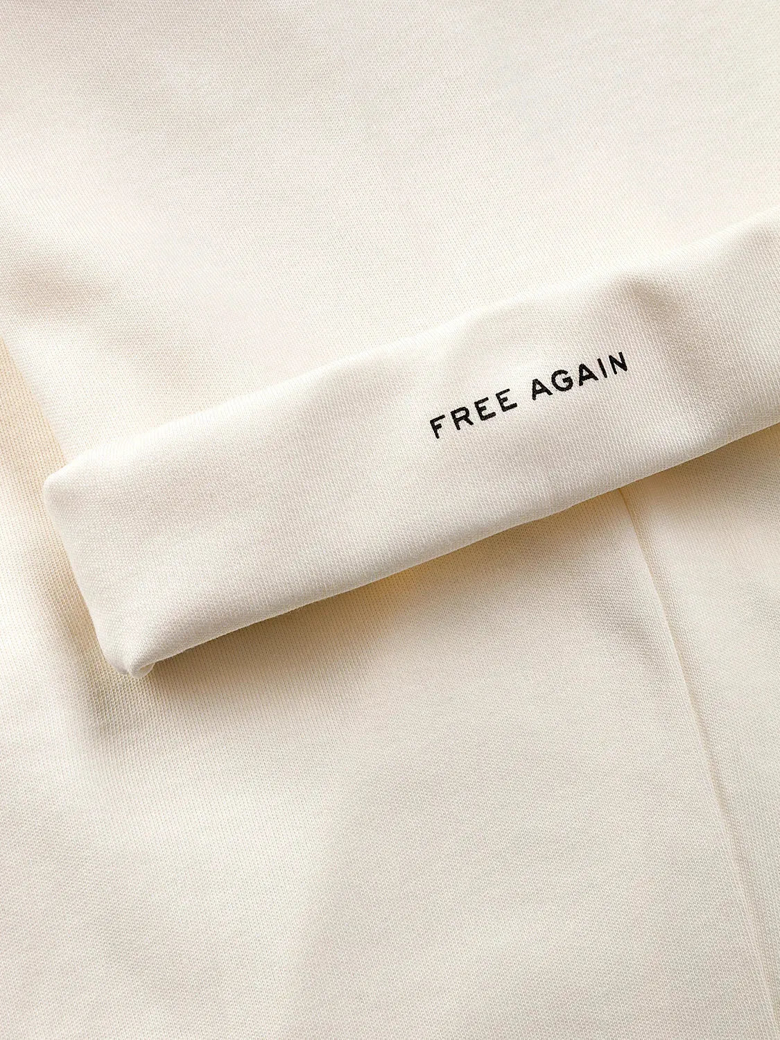 Freedom Fit Tee - White Smoke | Premium Comfort & Style