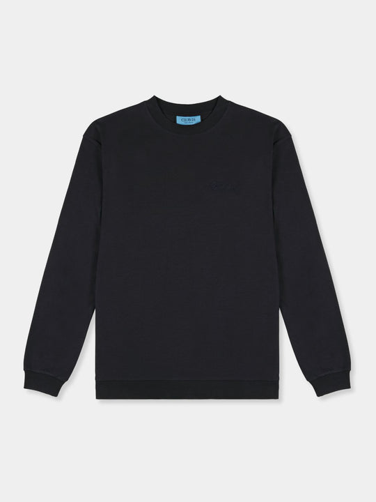 Essential Longsleeve | Black Navy