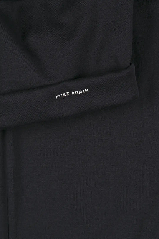Freedom Fit Tee | Black Navy (Geschatte levering half augustus)