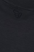 Zwart heren T-shirt | Freedom Fit Tee Black Navy | Club 24