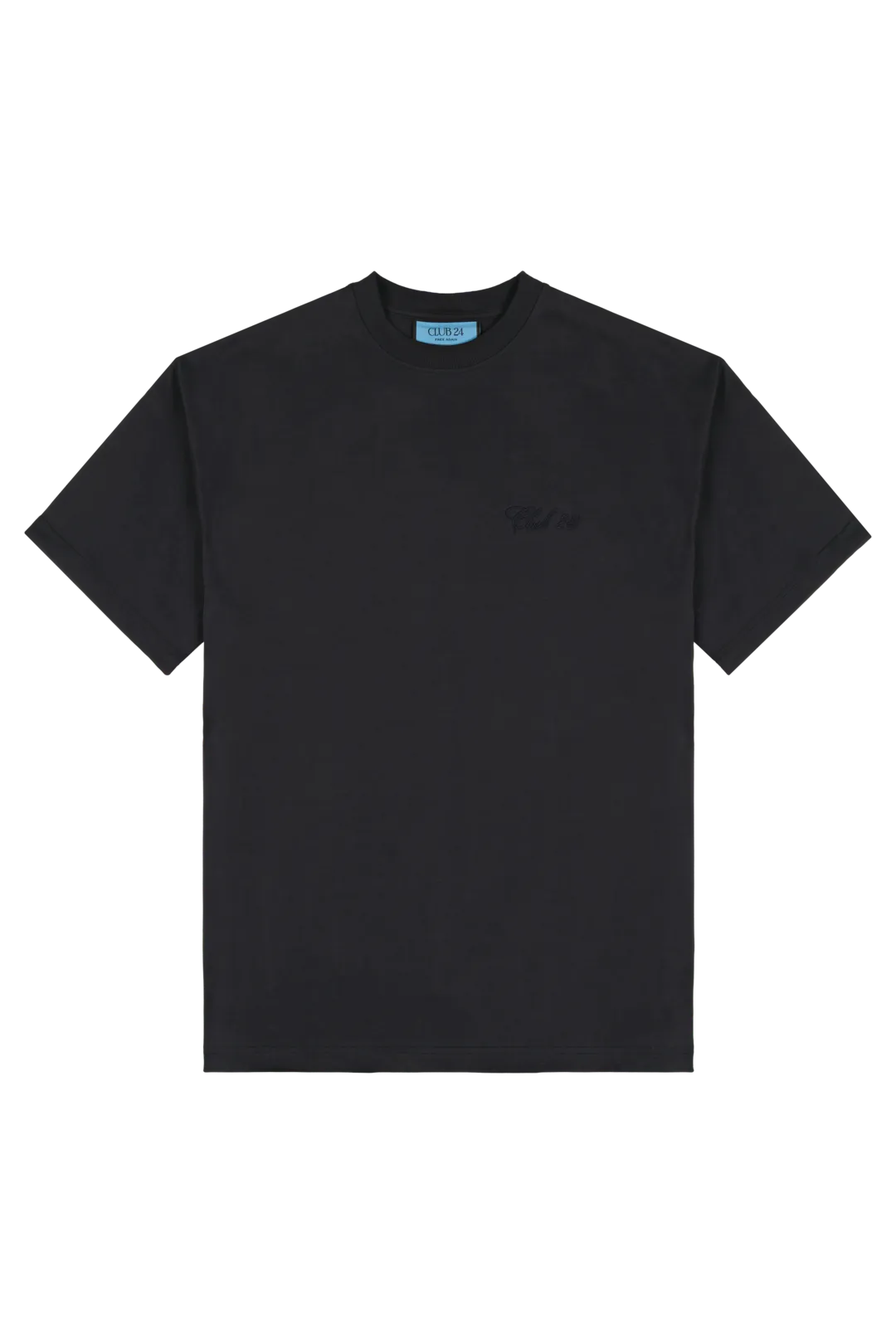 Signature Tee | Black Navy
