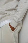 Essential Zip Sweater | Grey Melange - CLUB 24