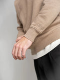 Essential Zip Sweater | Camel Melange - CLUB 24
