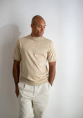 Beige heren T-shirt | Freedom Fit Tee Sandbar | Club 24