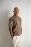 Taupe heren T-shirt | Freedom Fit Tee Club Mocha | Club 24