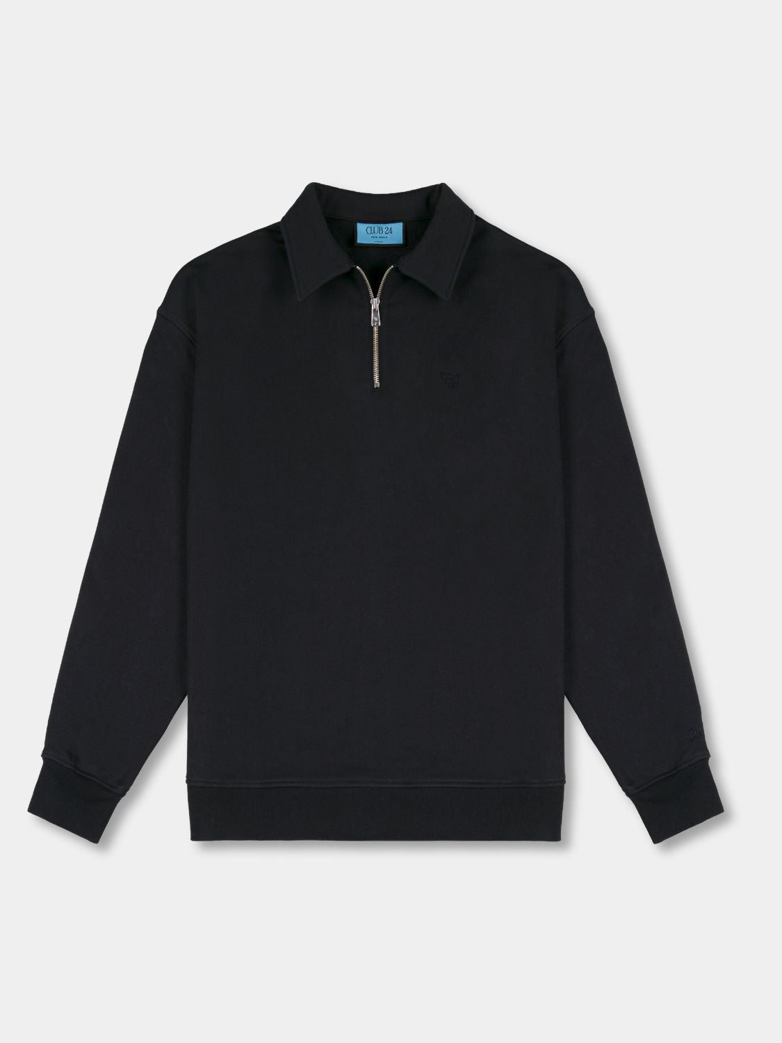 Essential Zip Sweater | Half-Zip Cotton Sweater | Club 24