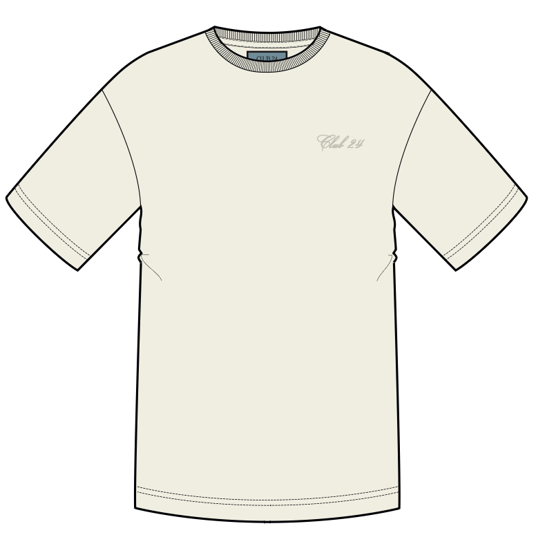 Box Tee | White Smoke